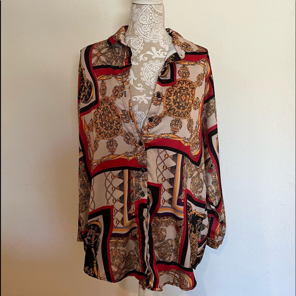 Chain Shirt Dress